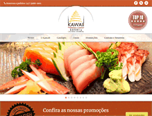 Tablet Screenshot of kawaiisushi.com.br
